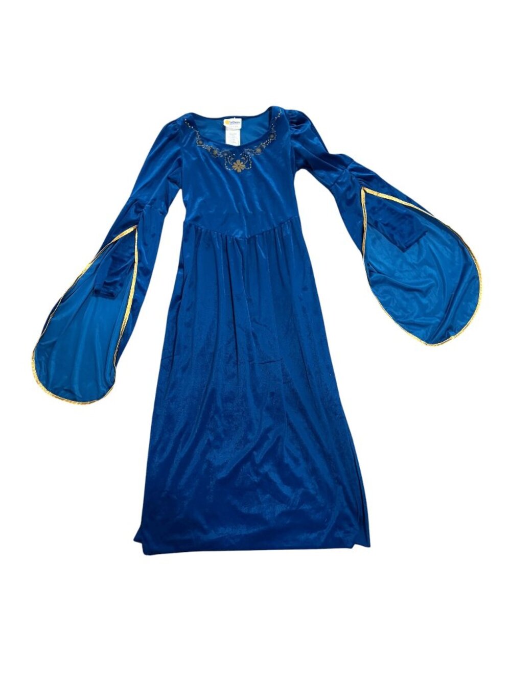 California Costumes Lady Guinevere Dress Child Size X-Large Blue Velvet Renaissa